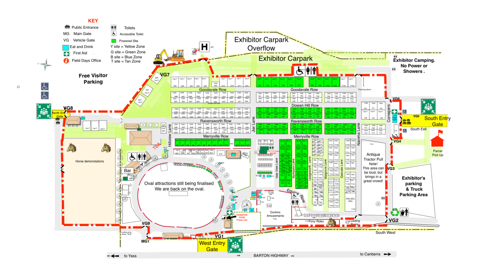 Exhibitors Murrumbateman Field Days